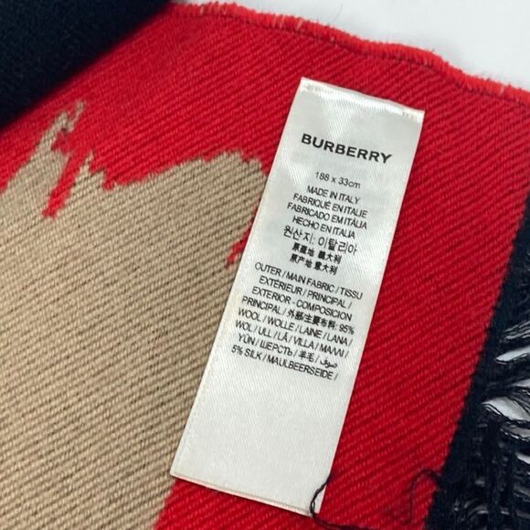 Burberry Fringe Love Scarf - Picture 6 of 10